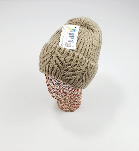 Шапка Март крупновяз. Дзета (капучино)